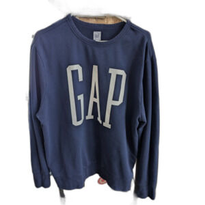 GAP Vintage Rare Oversized Men's Navy Blue Sweatshirt Excellent Condition  XL